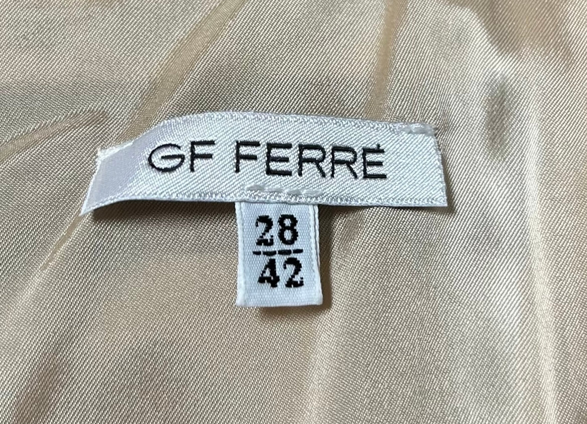 GF Ferre Striped Blue and White Bubble Mini TAG PHOTO 5 OF 5