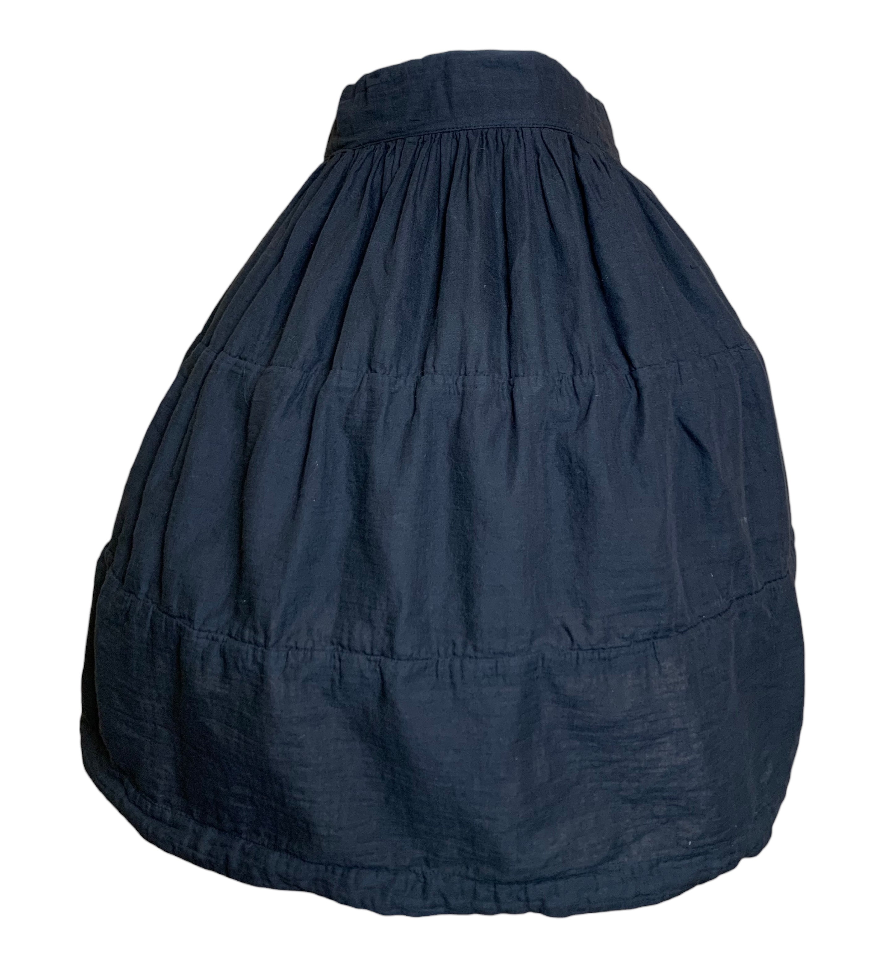 Vivienne Westwood Anglomania Black Cotton Mini Crini Skirt SIDE 2/5
