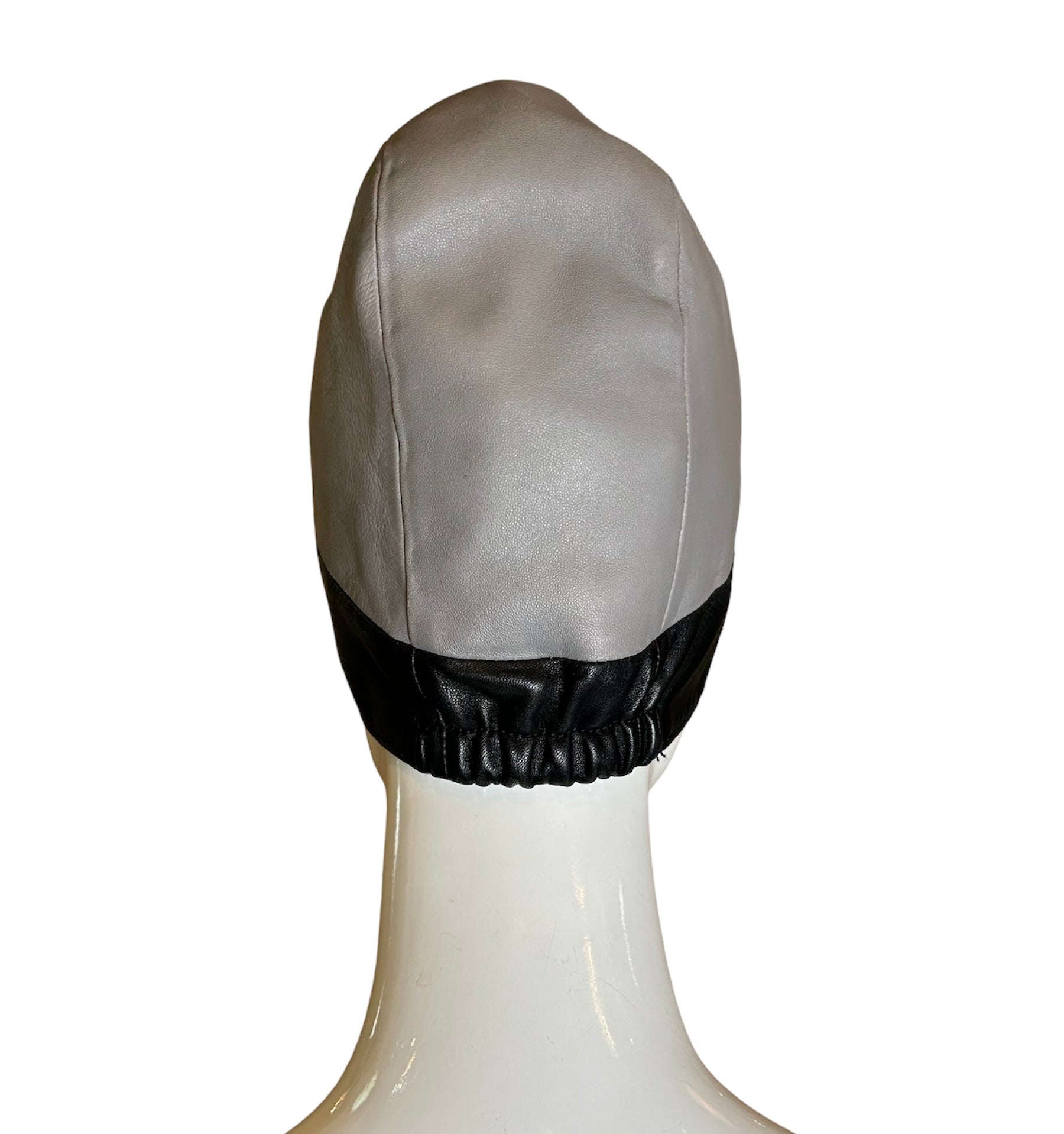PRADA 60s Inspired Leather Cloche BACK PHOTO 3 OF 4