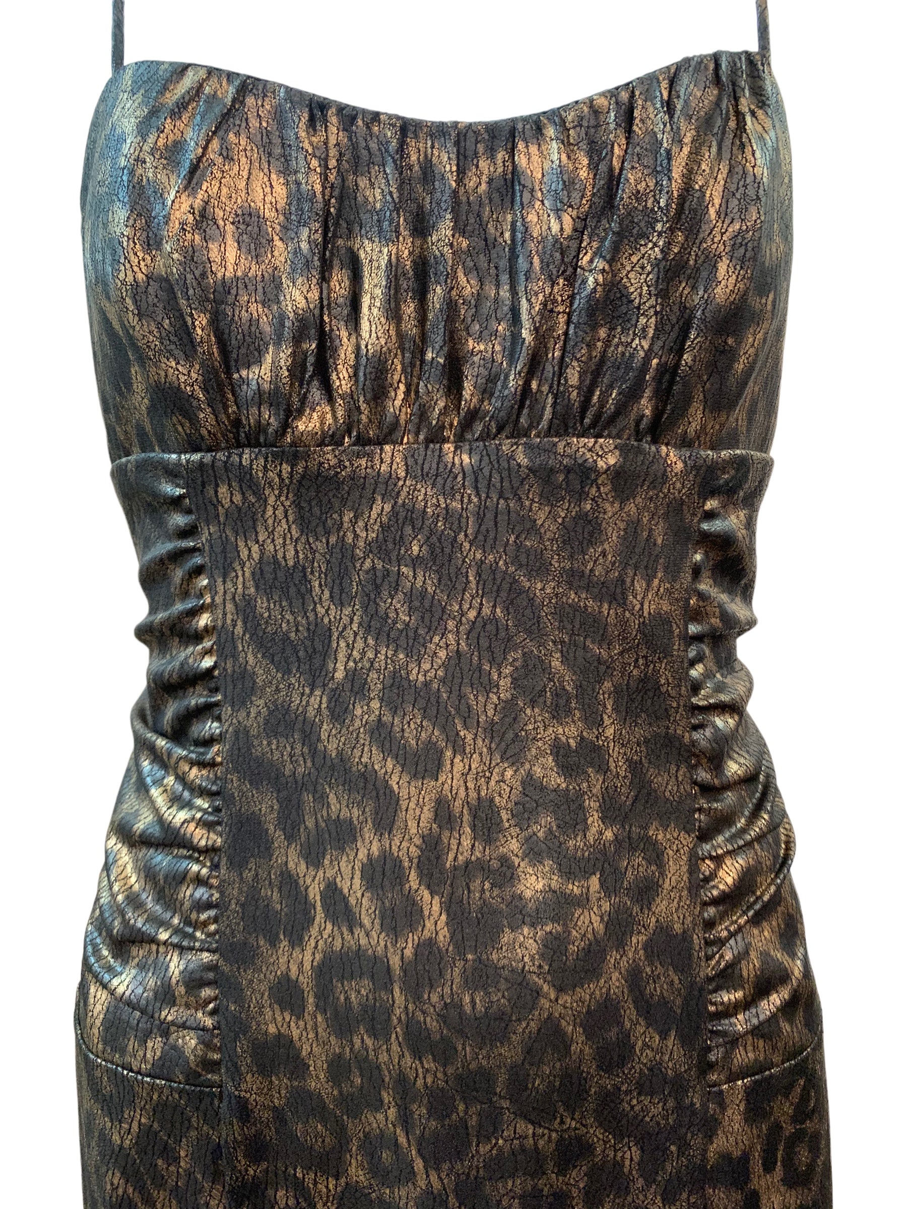 D&G  Leopard Print Body Con Dress FRONT 4 of 6